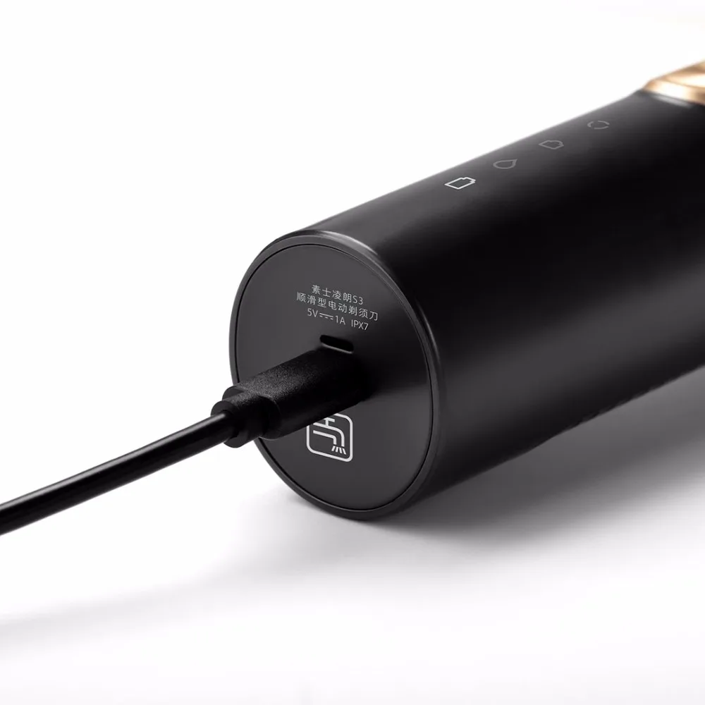 Оригинальные 3 режущие головки электробритва Xiaomi Mijia SOOCAS S3 USB перезаряжаемая Водонепроницаемая бритва для сухого влажного бритья Беспроводная для мужчин