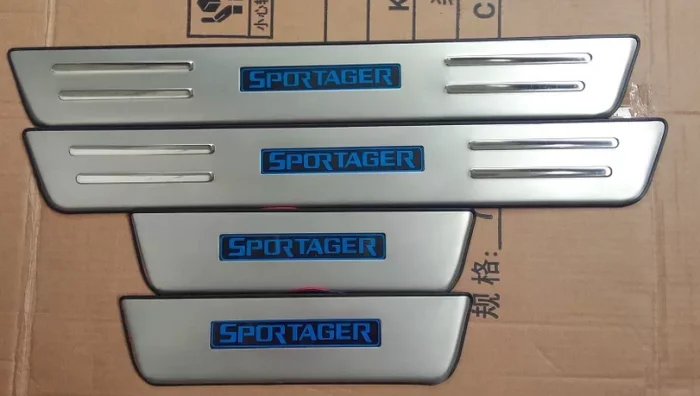 Высокое Качество нержавеющая стальная светодиодная накладка на