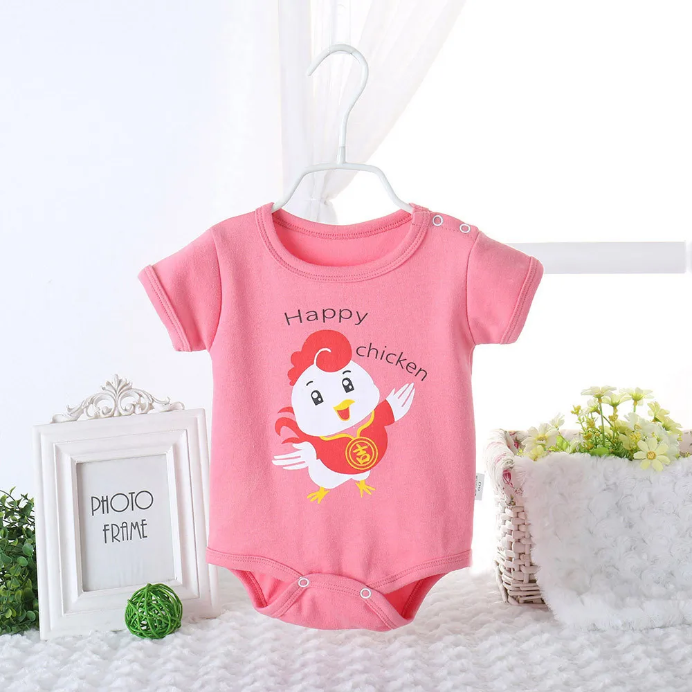 Лидер продаж модная детская одежда комбинезон с рисунком для новорожденных