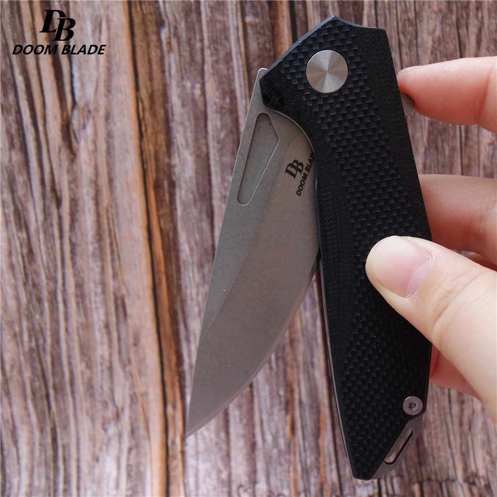 7," FH11 60-61HRC ножи для улицы нож D2 подшипник кувыркающийся складной нож G10 Тактические карманные ножи