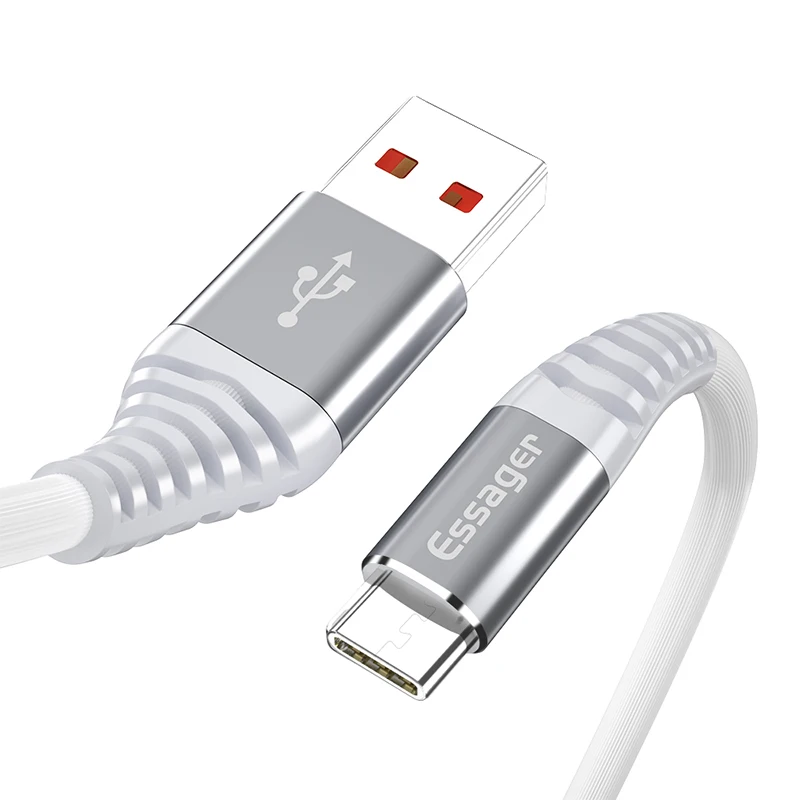 Usb-кабель Essager type-C для Xiaomi redmi note 8 Pro OnePlus 6t huawei mate 20 Pro USB-C type-C кабель для зарядки и передачи данных - Цвет: White