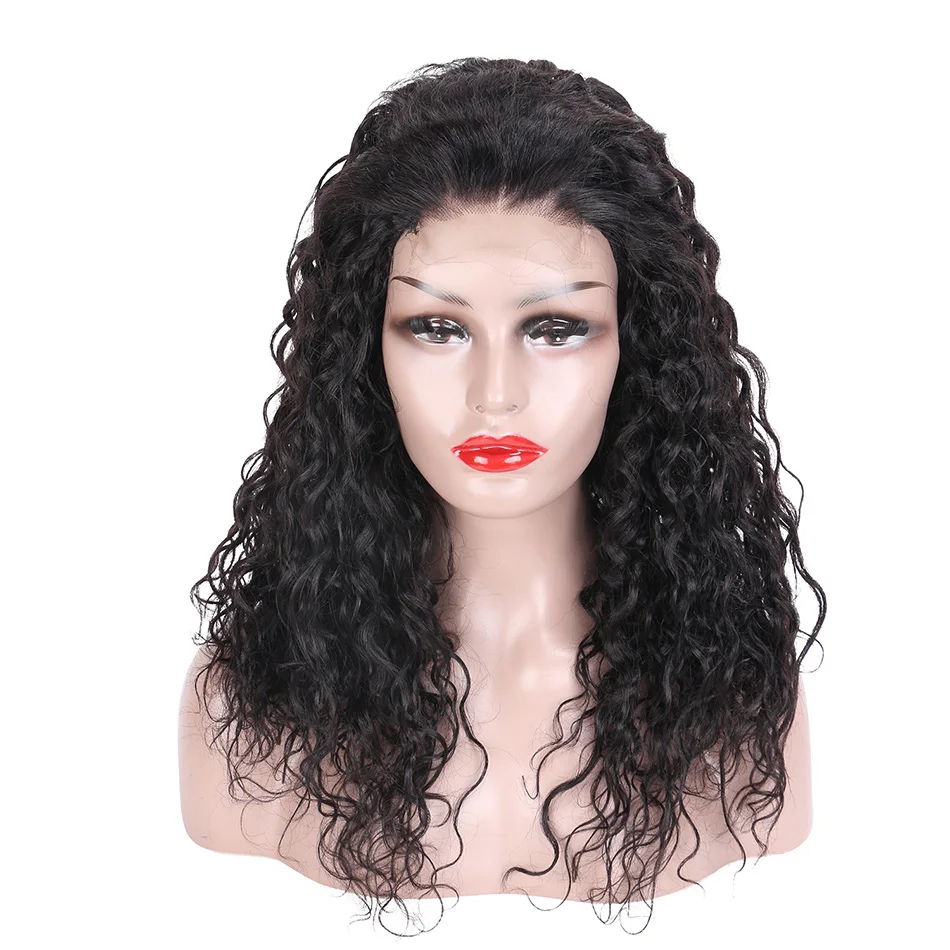 RealBeauty 130% Плотность воды волна парик U Часть Кружева передний для женщин индийские