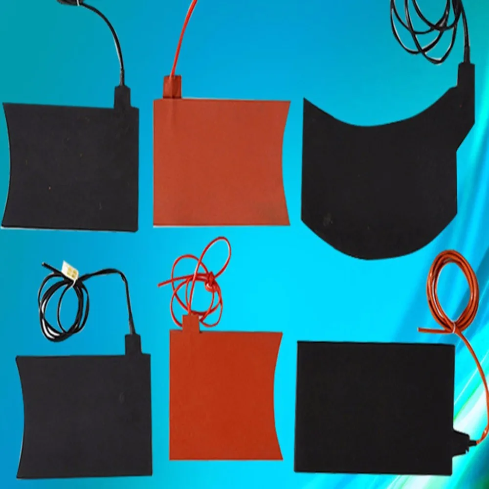 

Силиконовый нагреватель, гибкая нагревательная панель 350*350*10 мм для ремонта шин, 220 В, 500 Вт, термопара K-типа, силиконовая нагревательная пластина