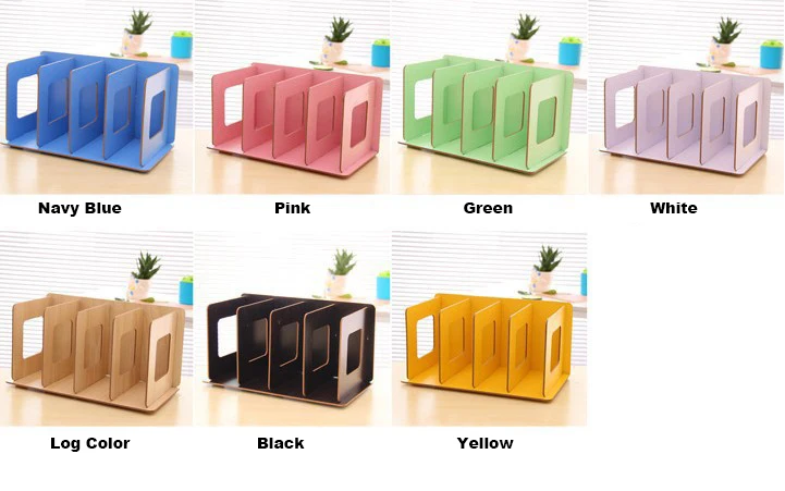 1 шт./лот 7 цветов сделай сам лоток для файлов и органайзер магазинов WJJ00001 |