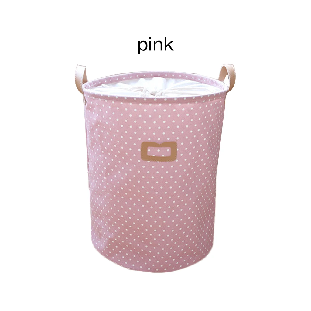 pink Красочные корзины для хранения одежды Водонепроницаемая емкость для грязного белья Домашняя одежда баррель хранение детских игрушек корзина для белья Органайзер - Цвет: pink