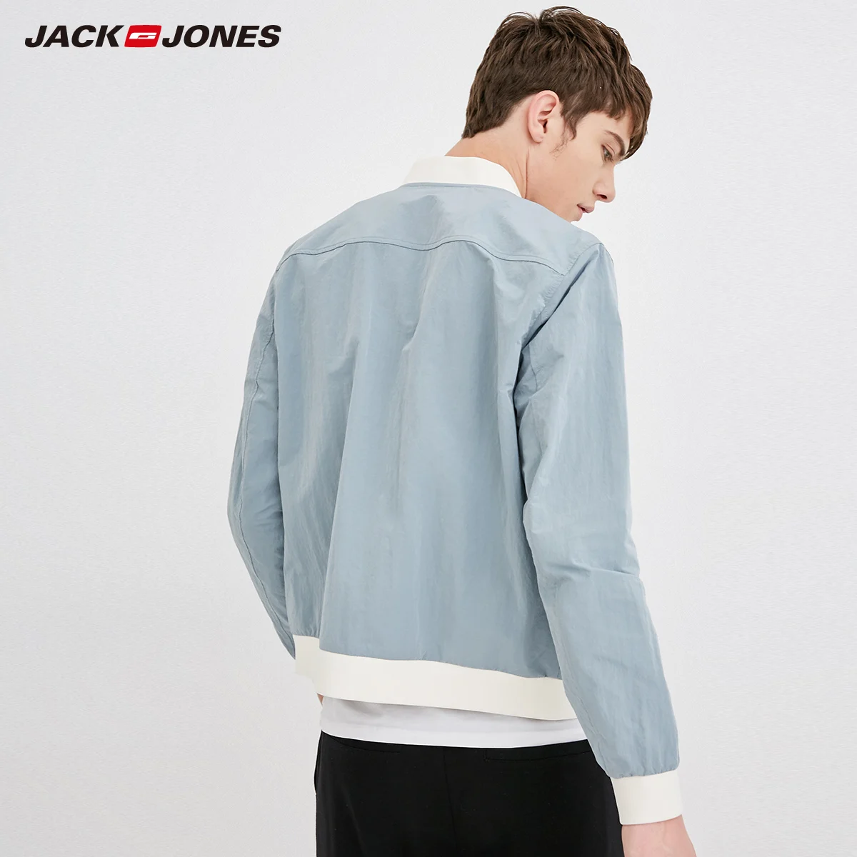 Jack Jones мужская бейсбольная куртка с воротником, куртка-бомбер, короткое пальто 218321548