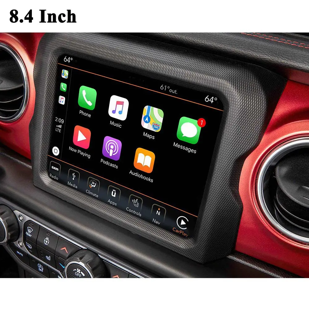 8.4 Inch 7 дюймов/8,4 дюймов навигационный экран протектор для Jeep Wrangler JL Uconnect аксессуары навигационный экран защитная пленка - Название цвета: 8.4 Inch