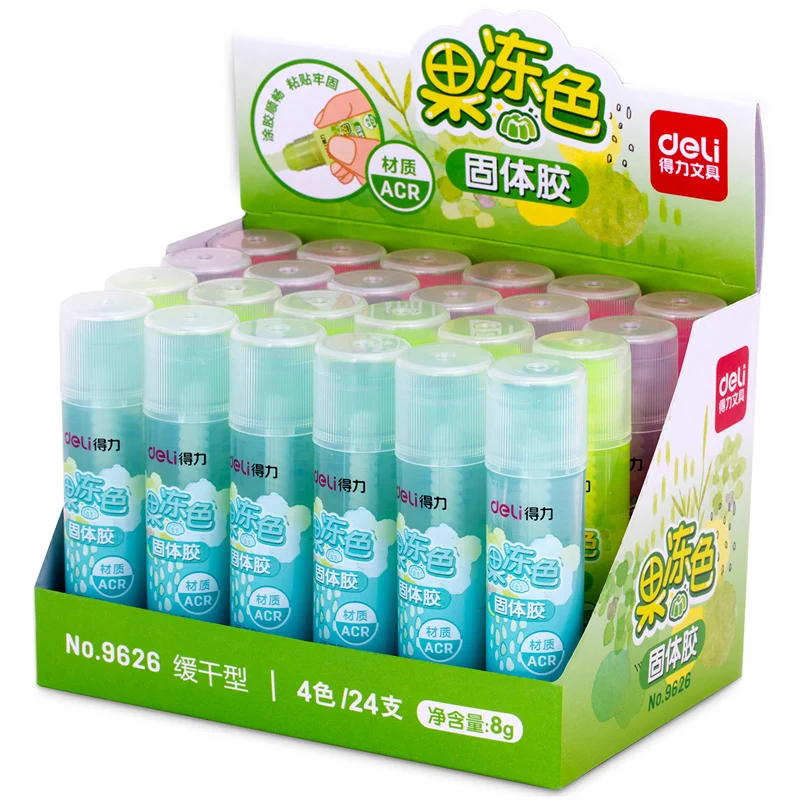 Оптовая продажа школьные и офисные принадлежности однотонный клей прочный для