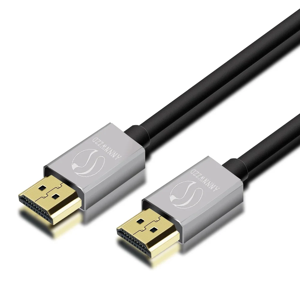 Кабель HDMI плетеный шнур Ультра высокая скорость Позолоченные разъемы Ethernet и аудио возврат видео HD 1080p 3D