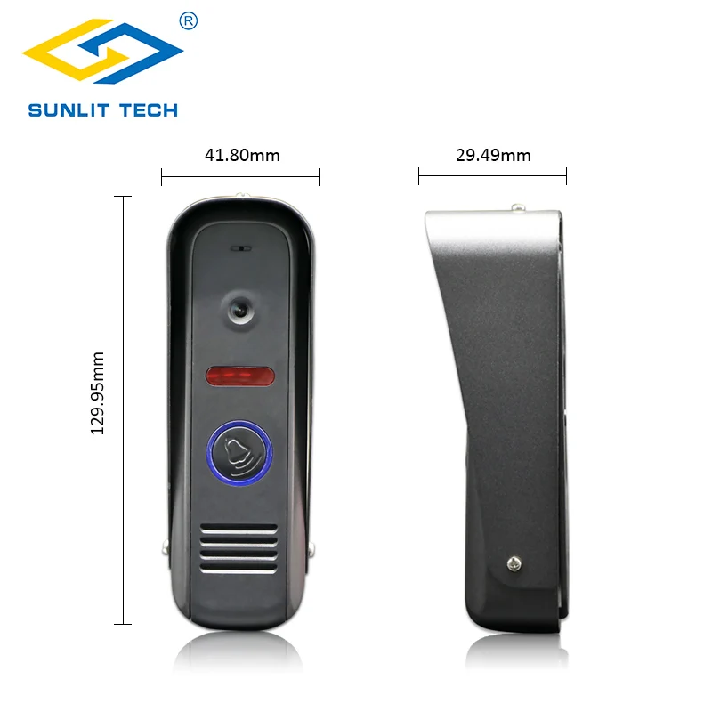 New 7 inch Video Intercom Home Door Phone Wired Doorbell Camera Monitor Outdoor Entry Access System Security | Безопасность и