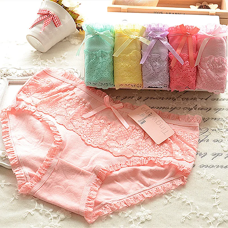 Женское нижнее белье милые женские трусики хлопок 2017 кружевное стринги