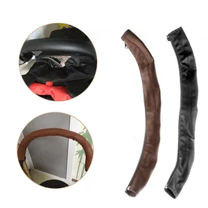 Чехол-ручка для детской коляски, искусственная, из искусственной кожи, B01