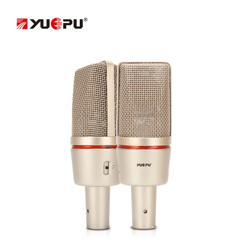 YUEPU C7000 Студийный конденсаторный микрофон с фантомным питанием 48 В запись голоса