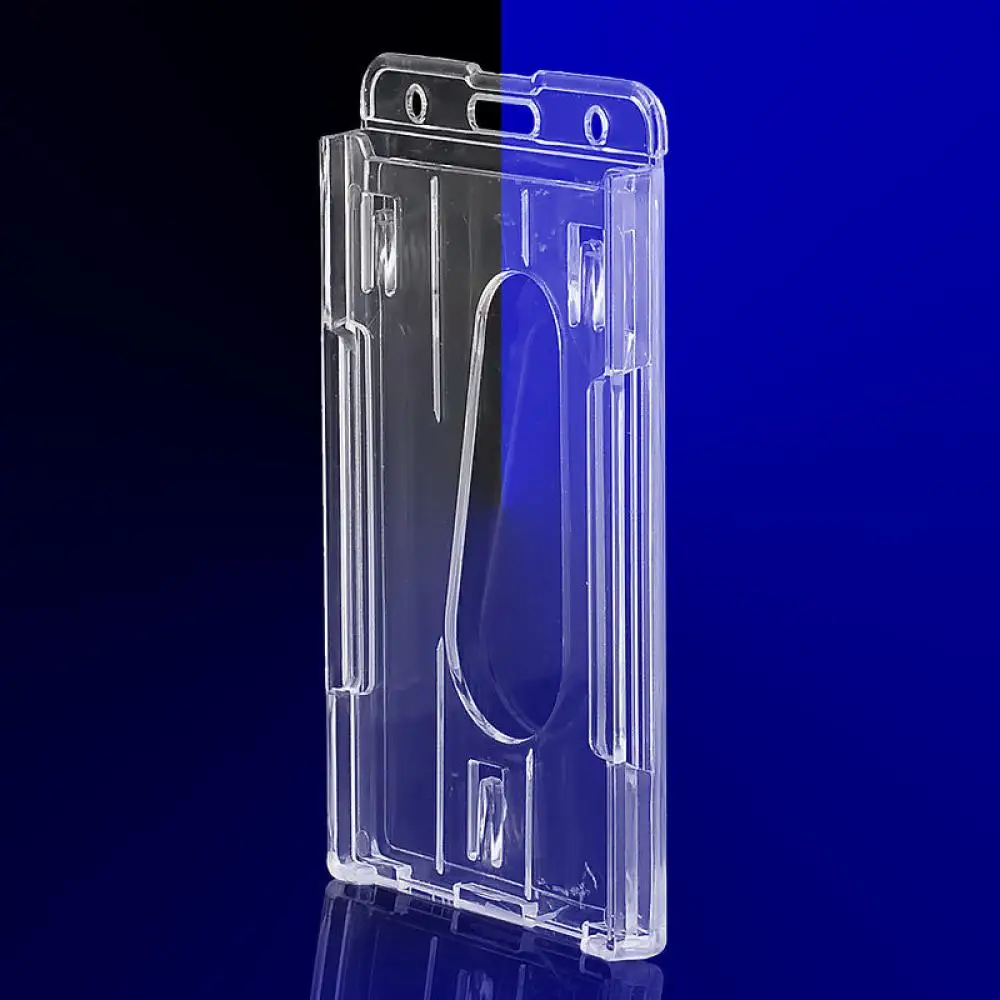 1 шт. практичный дизайн двойная карта акриловый пластиковый идентификационный