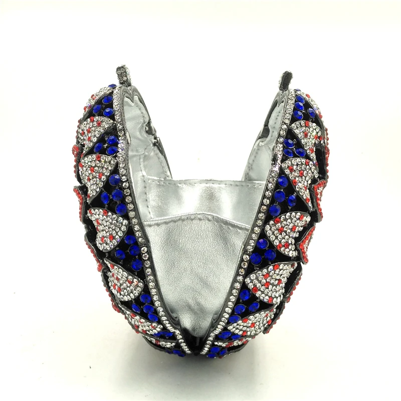 

XIYUAN BRAND Silver Women Evening Purses And Handbags Fashion Women Sunflower Shape Crystal Daily Clutches Bags Leather Purse