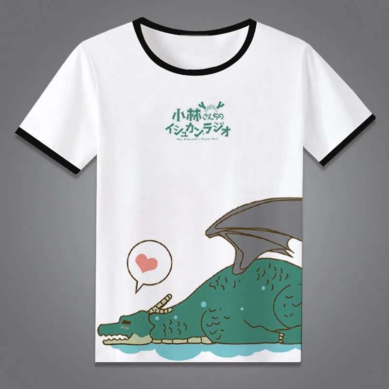 Кобаяши Сан Кобаяси сан Чи нет горничной дракон футболка Косплей Мужчины Женщины