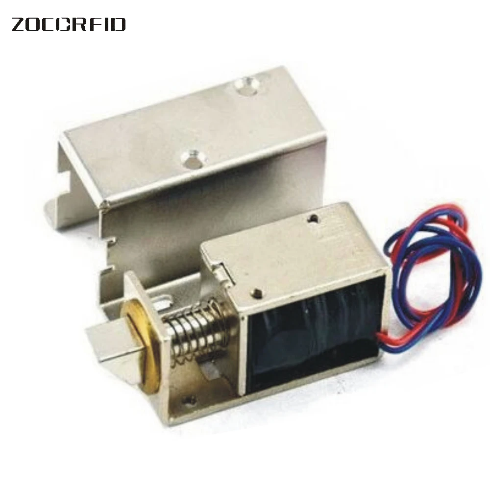 Маленький электромагнитный замок для шкафов хранения электронный мини с болтом