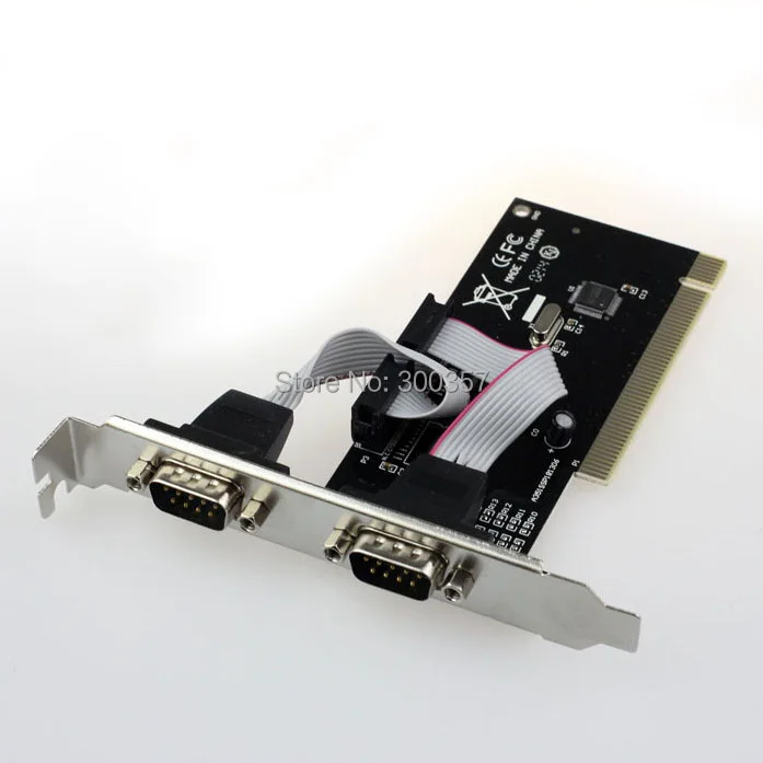 PCI com карта 2 портовый 9 контактный последовательный адаптер RS232|pci adapter|pci rs232 cardrs232
