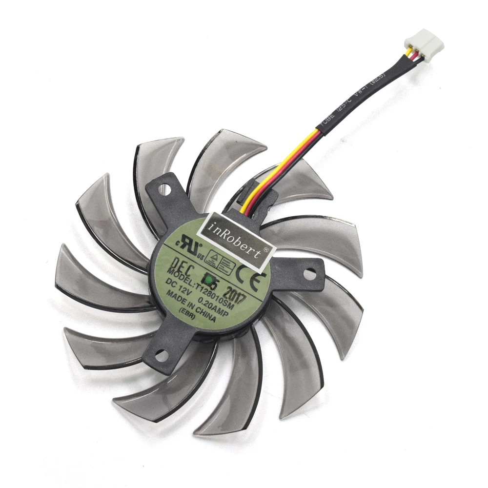 Кулер Everflow T128010SM 75 мм 3Pin 3 сменный вентилятор для Gigabyte GTX580 GTX670 560TI R9 280X HD5870 5770