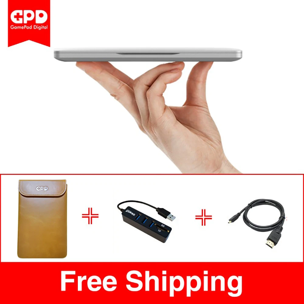 Новый оригинальный GPD карман 7 дюймов Алюминий основа Сенсорный экран мини