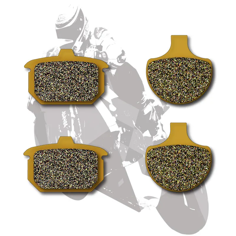 

Motorcycle Disc Semi-Metallic Brake Pads Front & Rear For HARLEY XLH 883 Sportster 1984-1986 FXSTC Softail Custom 1985-1986