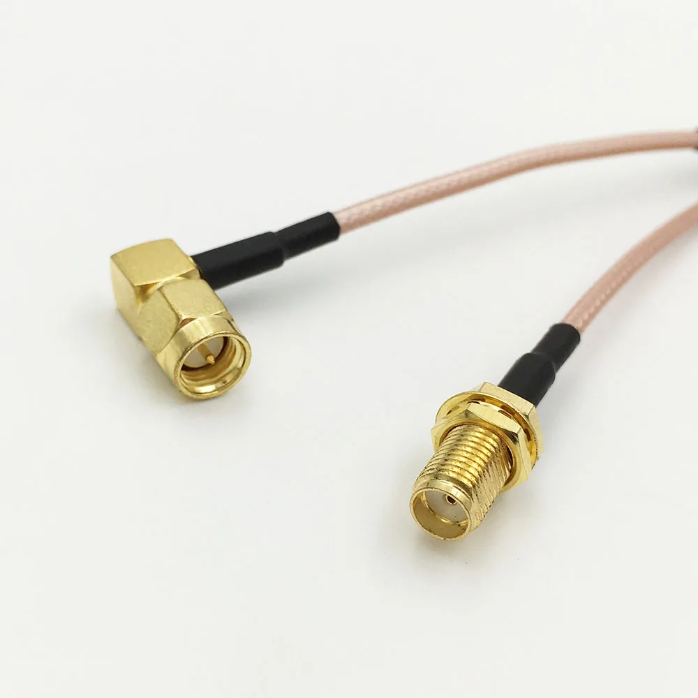 10 шт. RG316 кабель с прямым углом SMA штекер для Гнездовой разъем RF коаксиальный