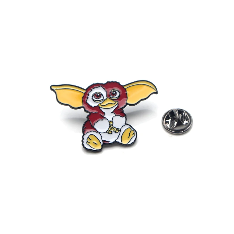Gremlins Gizmo из цинкового сплава с героями мультфильмов в стиле «панк» забавные булавки броши для рюкзака, одежды для Кепка для мужчин и женщин, значки-украшения медали J0002