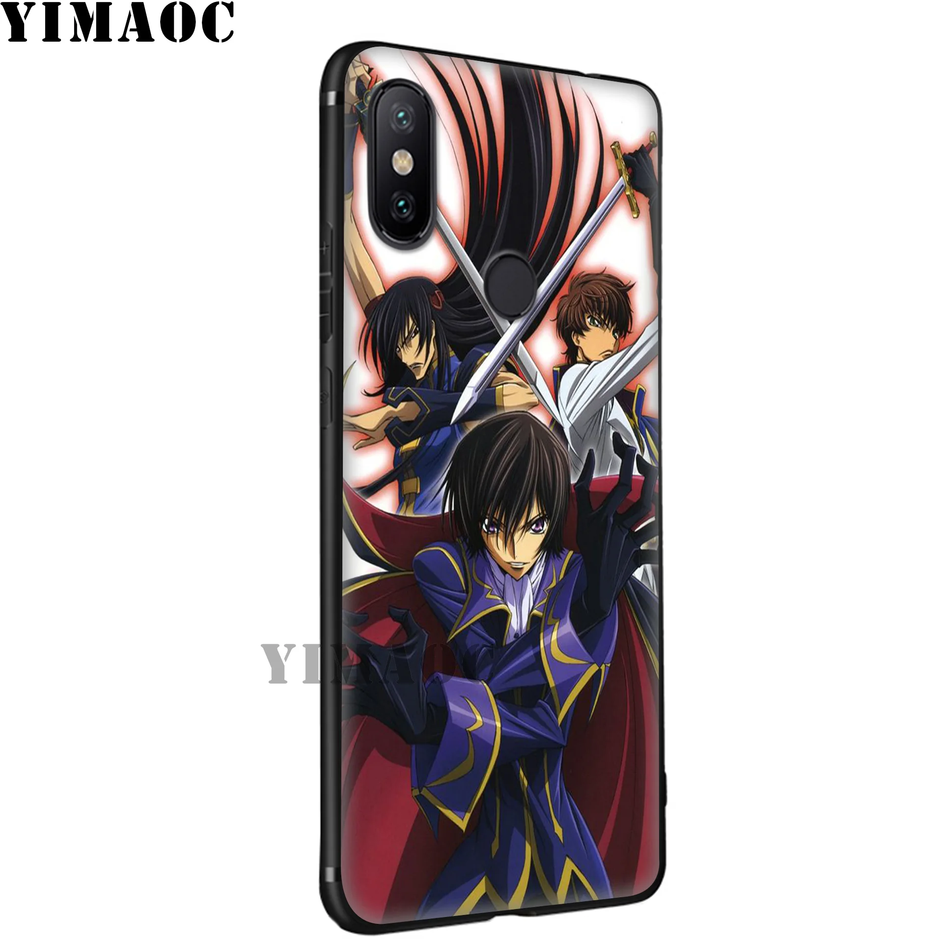 YIMAOC Code Geass аниме мягкий чехол для Xiaomi mi 9T 9 8 Se 6 MAX 3 A1 A2 Lite CC9E CC9 6X 5X POCOPHONE F1 |