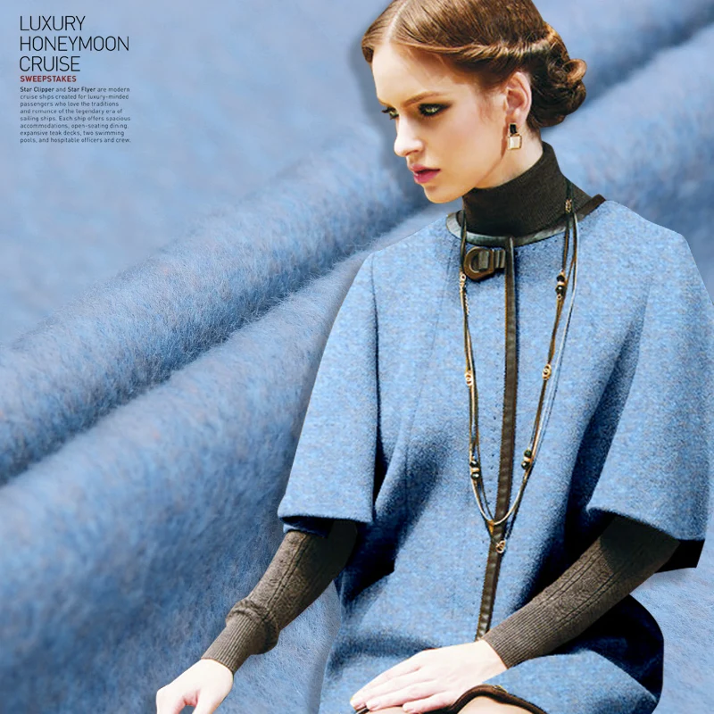 Шерстяная ткань для осенне-зимнего сезона шерстяное пальто шерстяная крашеная в