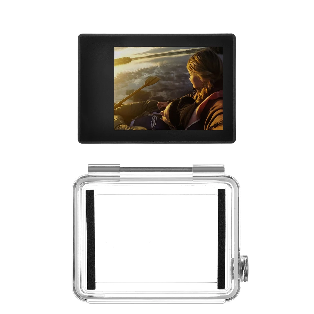 2.0 inch LCD BacPac External Monitor Display Viewer Non-touch Screen with Waterproof Back Cover Protect Case for Gopro Hero 3+ 3 |