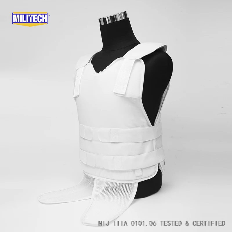 Militech белый NIJ IIIA 3A 0101 06 баллистический и 0115 00 Уровень 2 Устойчивый к ударам