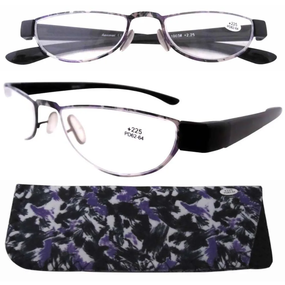 R11003 окуляр из нержавеющей стали оправа обода пластиковые руки женские очки для