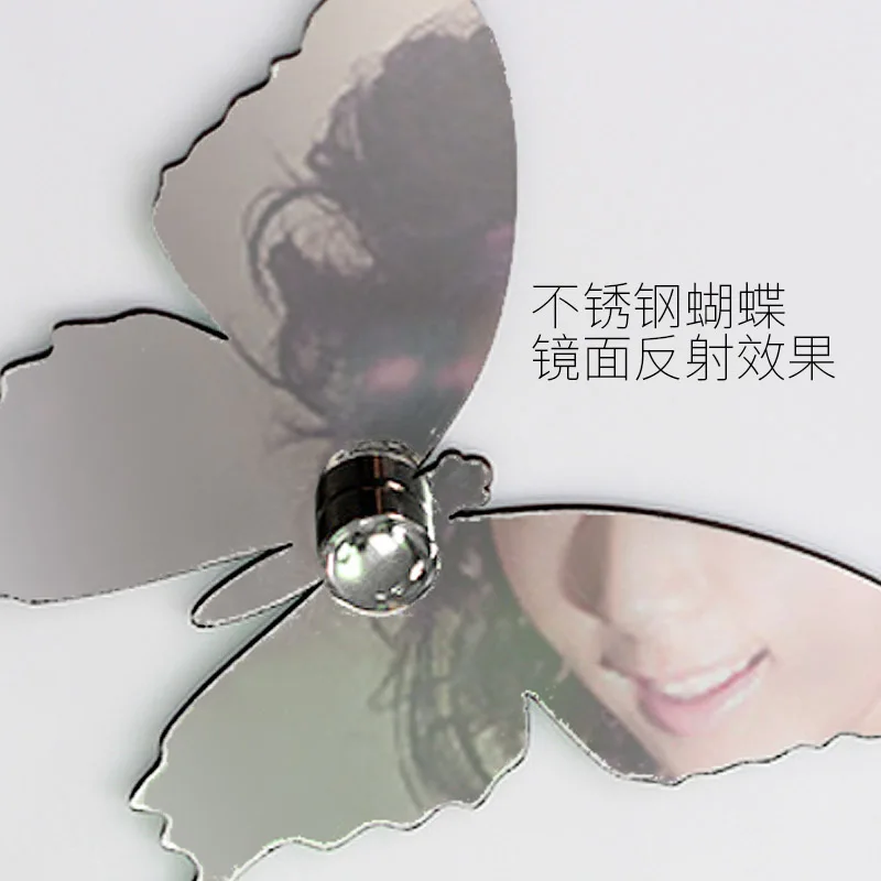 Круглый светодиодный Свадебный светильник в виде бабочки потолочный с