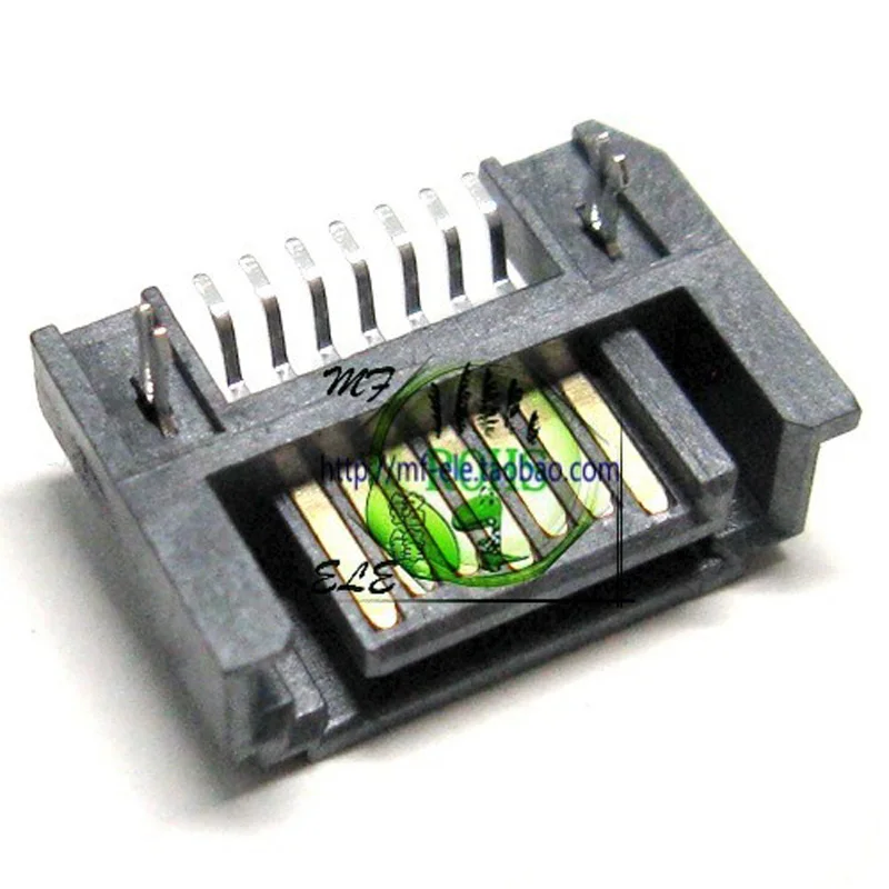 Штепсельная Вилка SATA 7P полупосылка ем интерфейса с установкой на ножках sunroof SMT