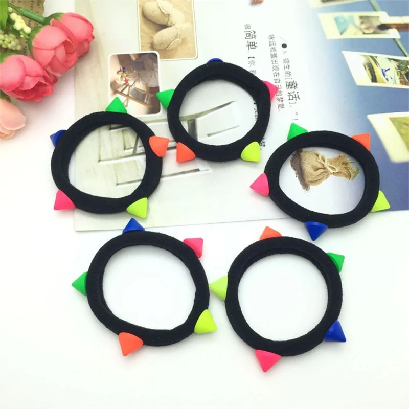 1 шт. новые флуоресцентные аксессуары для волос с заклепками женщин повязка на