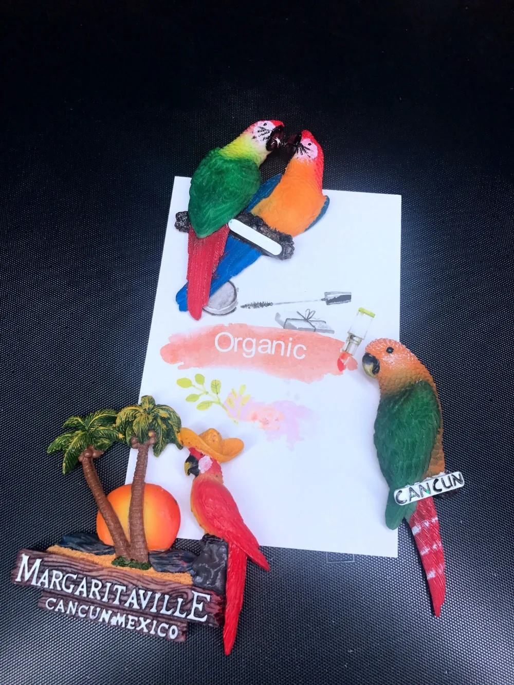Дорожный холодильник с имитацией мексиканского попугая Канкун|simulation parrot|simulation