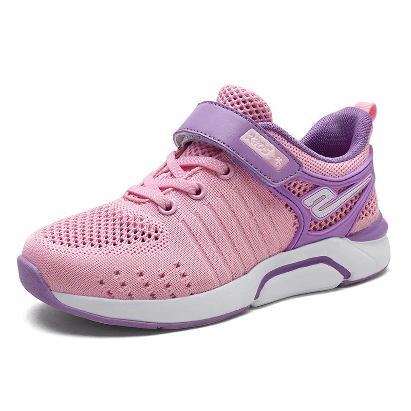 Детская обувь Супер-светильник Обувь для бега Новинка Дышащая детская летняя