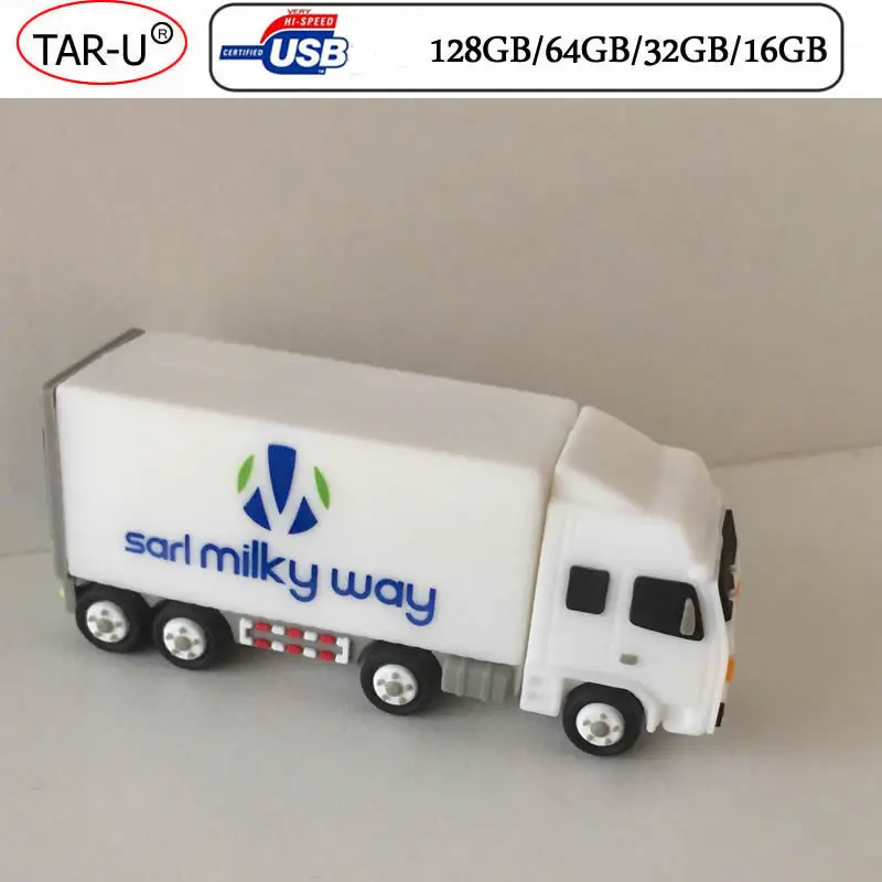 Новая модель мягкая ПВХ грузовик usb флэш-накопитель 16 ГБ 32 ГБ 64 Гб карта памяти с печатью логотипа флэш-накопитель