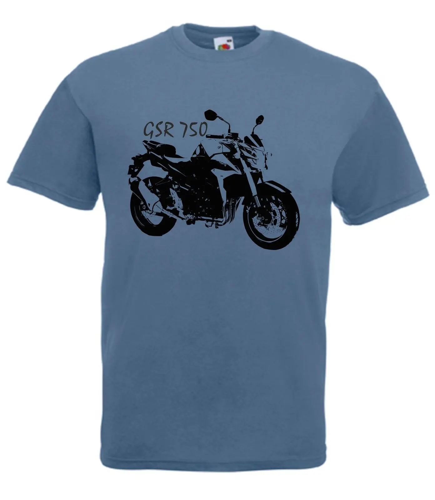 2019 Hot Summer Sale Fashion T-Shirt Japanese Motorcycle GSR 750 Retro Style 100%cotton Tee Shirt for Men