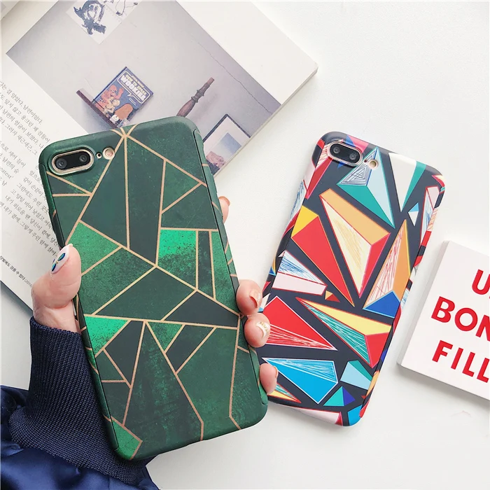 Для iphone 7 7 plus Роскошные 360 Чехлы, передняя и задняя матовая крышка coque для iphone X 6 6 S 6splus 8 8 plus тропический цветок лист чехол
