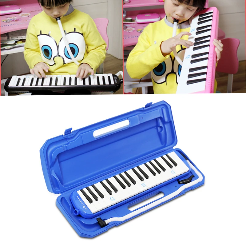 

37 Piano Keys Keyboard Style Melodic With Hard Storage Case Organ Accordion Children Students Musical Instrument Carrying Bag