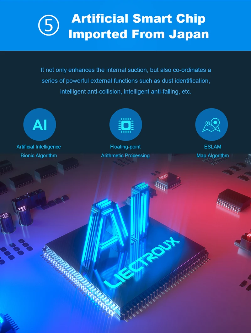 Из ЕС/RU) LIECTROUX ZK808 робот пылесос WiFi приложение, 3 кПа всасывания, очистка карта, УФ лампа, влажная сухая швабра, бесщеточный мотор