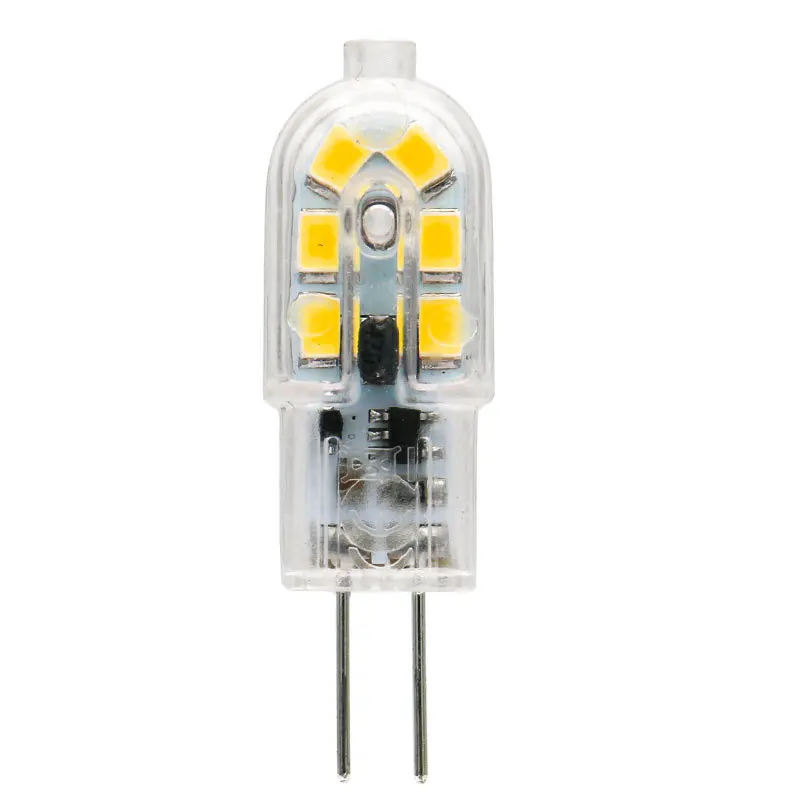10 шт. AC/DC 12 В 3 Вт 2835 SMD G4 Светодиодная лампа двухконтактное основание 25 эквивалент