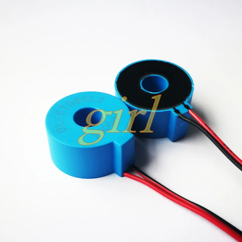 DL-CT08CL2-10A/5mA precision current transformer lead to variable ratio 2000/1 |