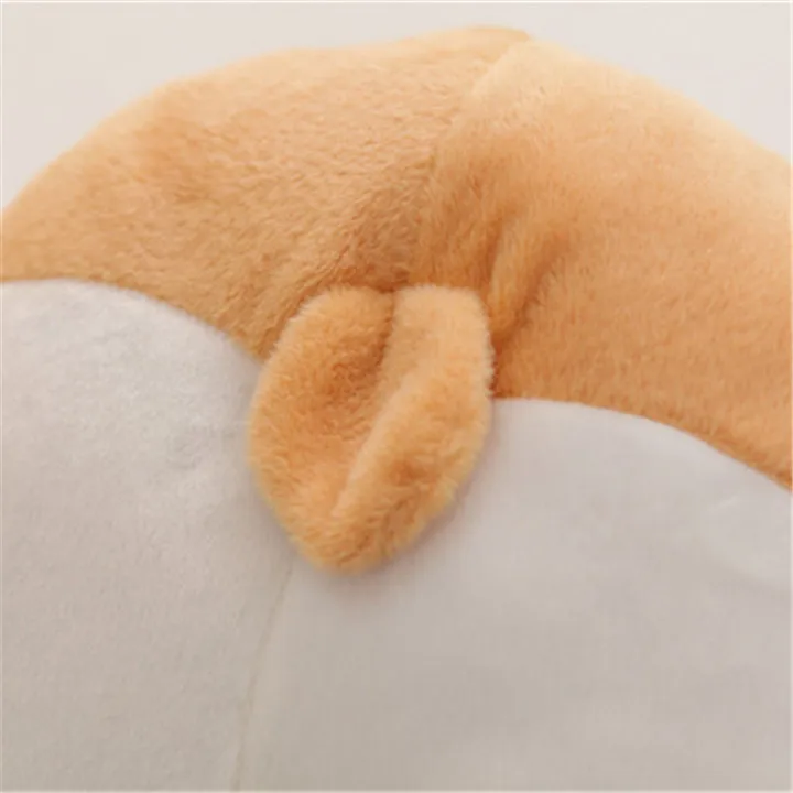 

New Corgi Butt Plush Corgi Pillow Hip Hand Warmer Cartoon Animal Sofa Cushion Stuffed Dog Kids Toys