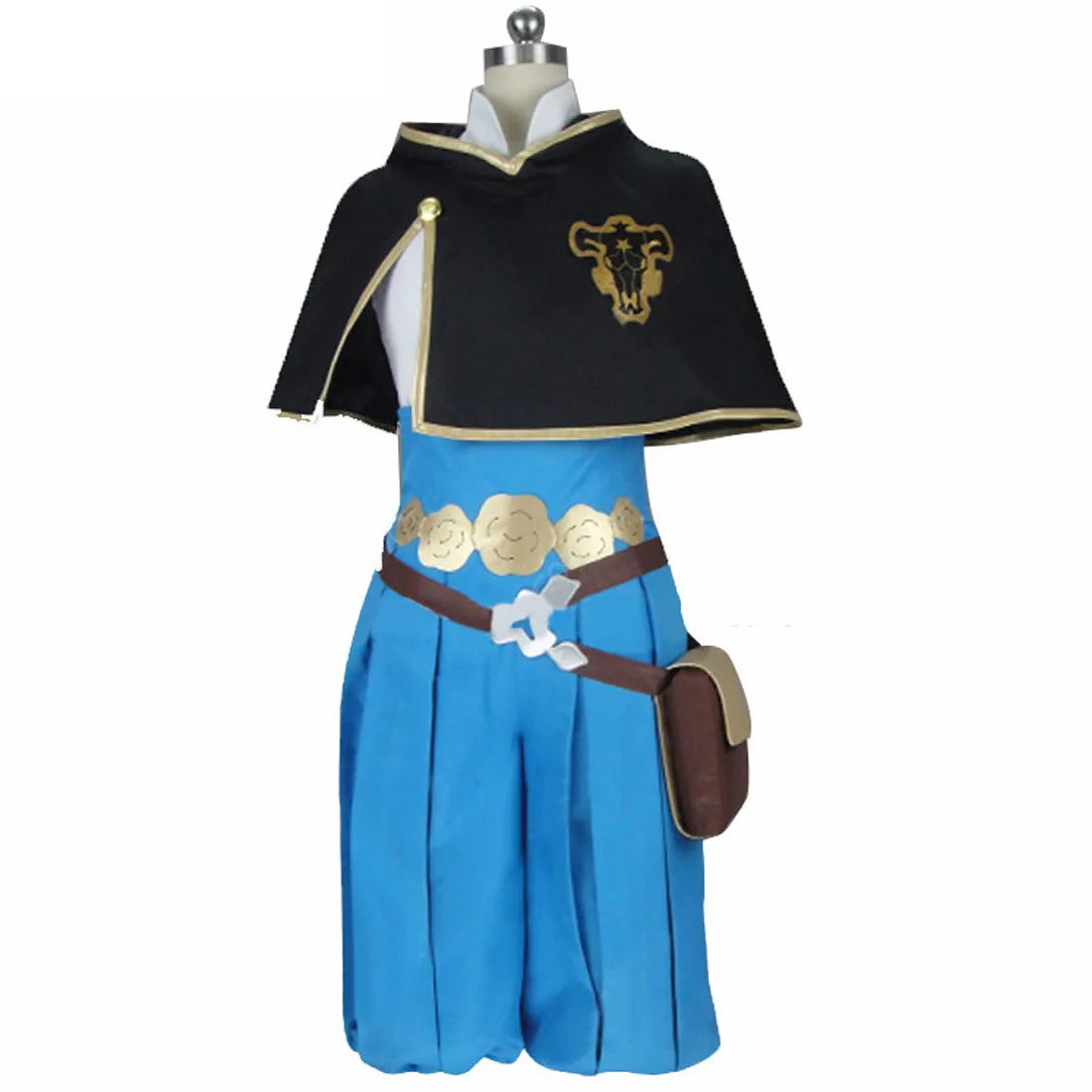 Карнавальный костюм черного клевера серого цвета для косплея на Хэллоуин и