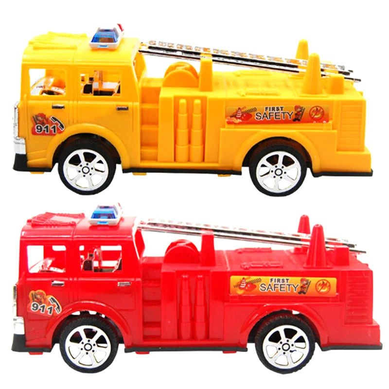 1pc 20cm Pull Back Fire Truck Pretend Play Water Tanker Models Kids Educational Toys | Игрушки и хобби