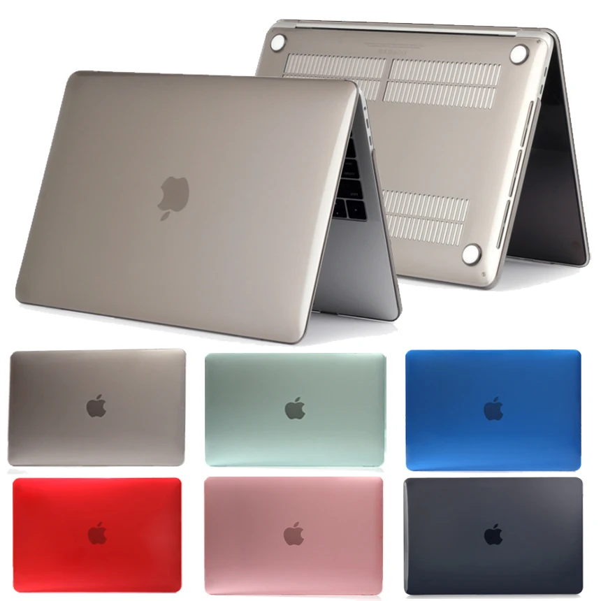 Кристально чистый чехол для Macbook Air 13 2018 ноутбука прозрачный A1932 ПВХ Pro Retina 11 12 15