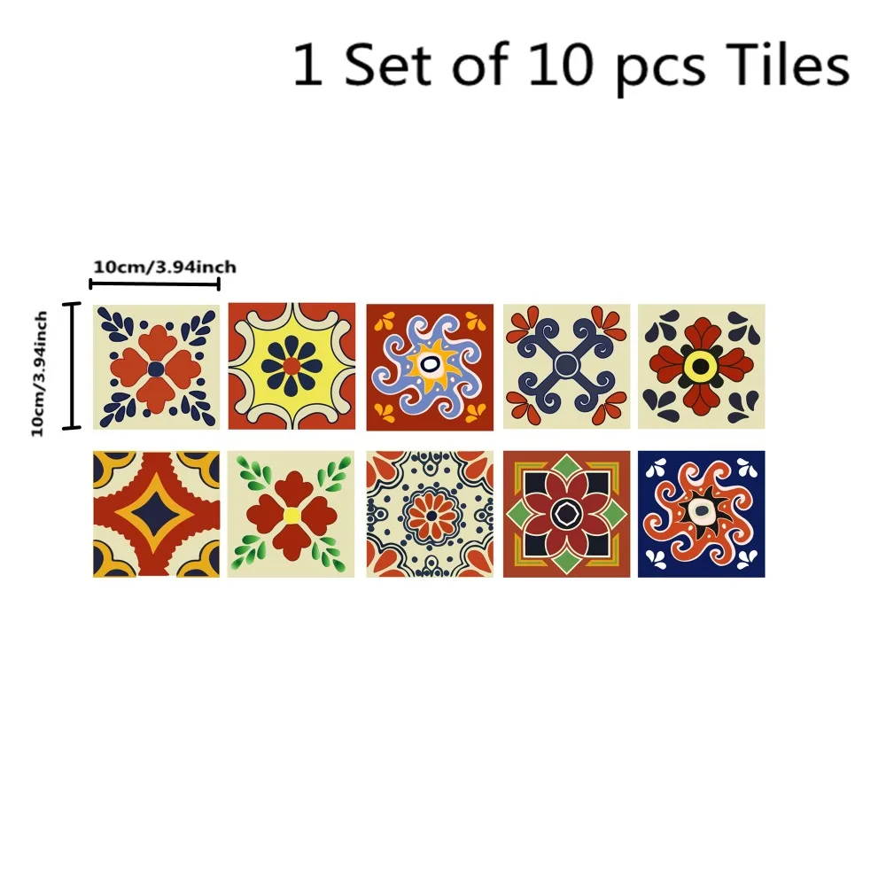 Винтажная марокканская плитка ПВХ водонепроницаемые самоклеящиеся обои мебель