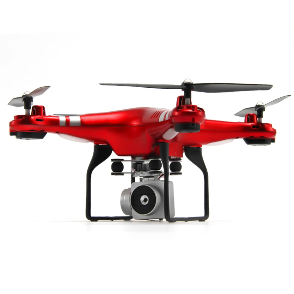Lensoul Дрон 4 канала 2,4 ГГц 2MP HD камера светодиодный освещения 6-Axis Gyro 360 градусов Роллинг Квадрокоптер комплект высота удаленного Бла(беспилотный летательный аппарат
